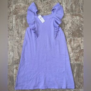 GAP Lavender Ruffle Sleeve Dress